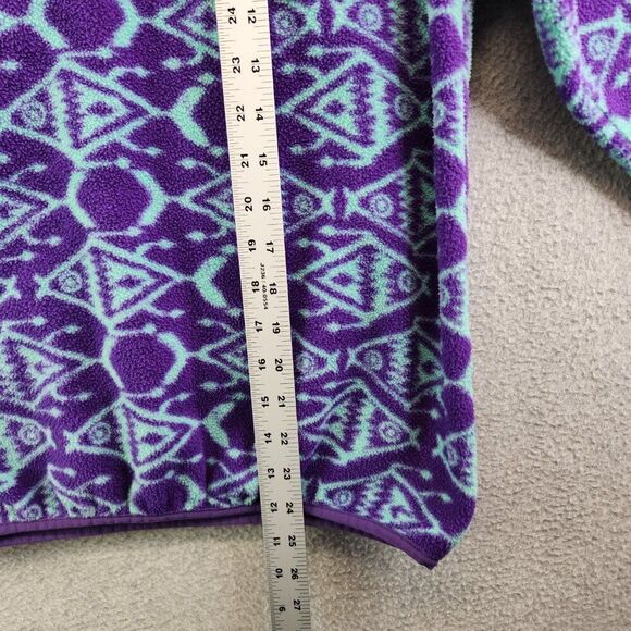 Patagonia Synchilla Sweater Womens XS Ikat Big Fish T-Snap Fleece Aztec Tribal - Picture 12 of 14